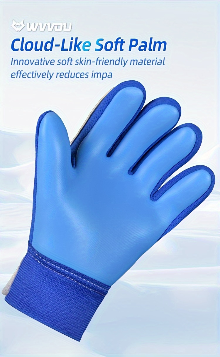 Without finger protection, Football goalkeeper gloves, colored style goalkeeper gloves, strong grip, non sliding football gloves