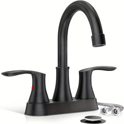 bathroom faucets basin sink faucet 4in centerset vanity mixer with up drain bathroom faucet 3 hole 2 handle bathroom faucet for sink