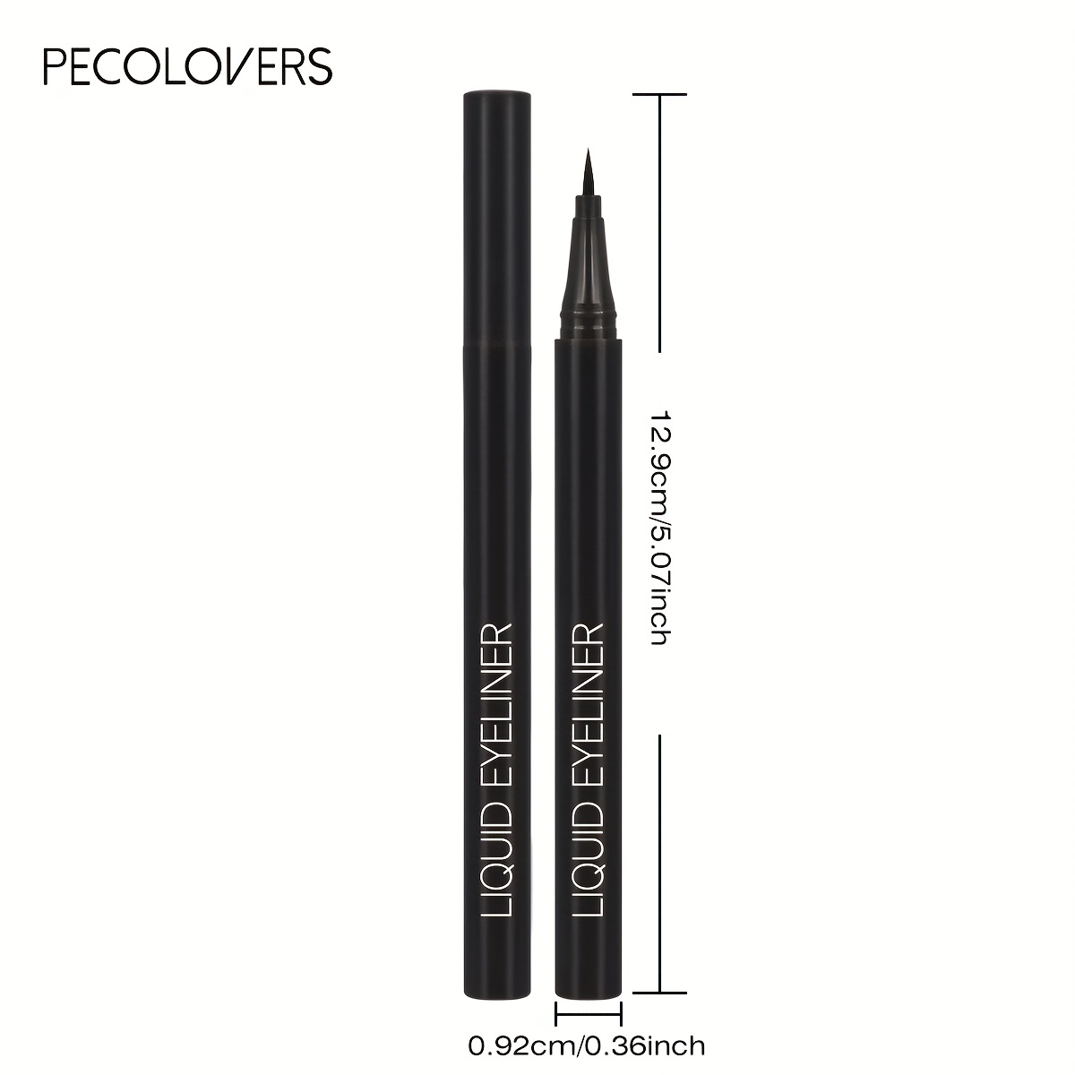 1pc Quick-dry Eyeliner Pencil Makeup Long Lasting Smooth Matte Eye Liner Waterproof Anti Smudge Liquid Eyeliner Pen Eyes Cosmetics