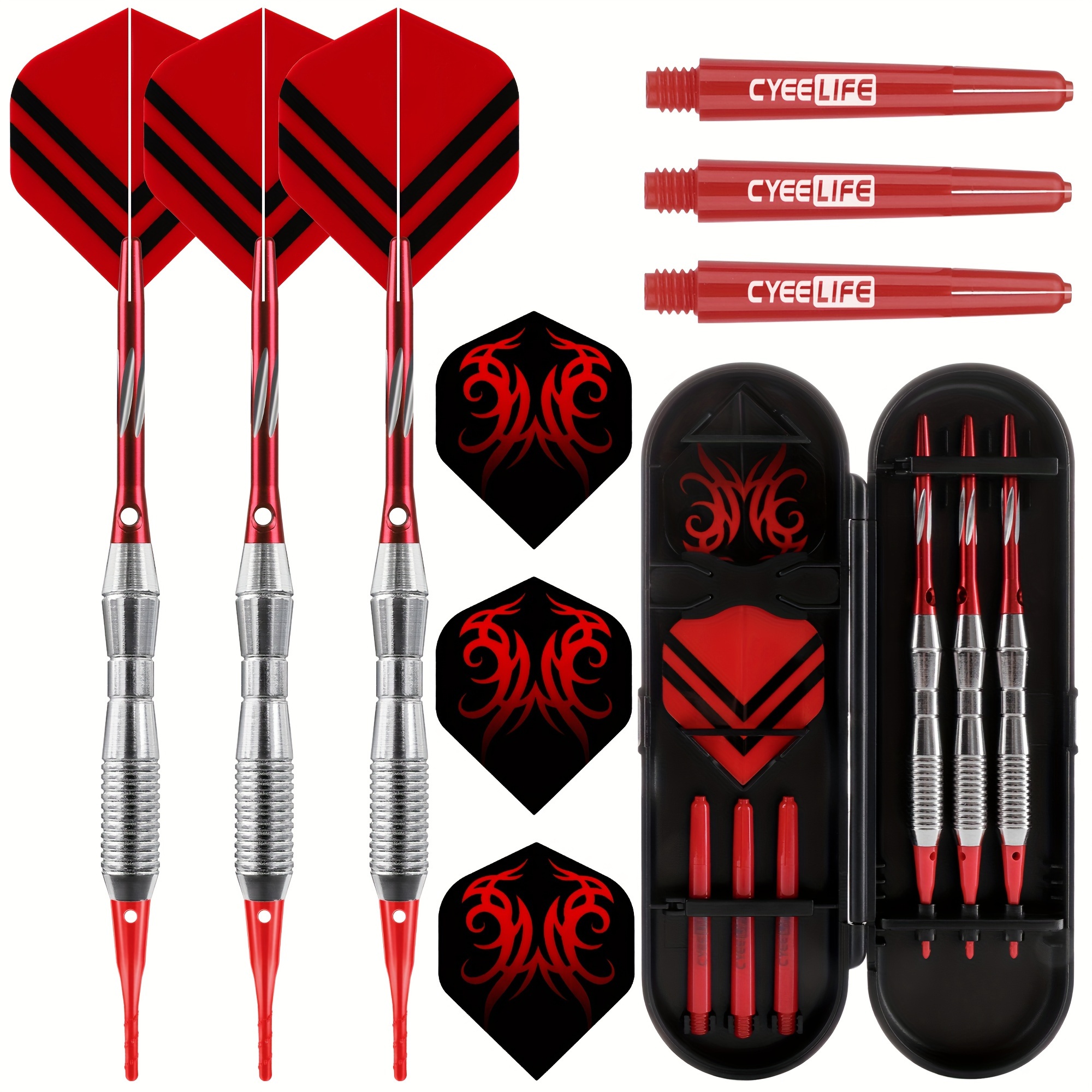 

Premium 18g Darts - Iron/aluminum Alloy, Mixed Colors, Beginners & Pros