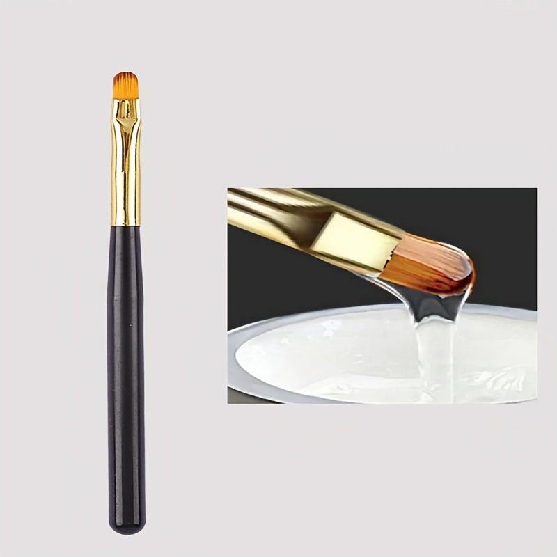 1/3pcs Gel Brush, Acrylic Nail Art Pen, Builder & Painting Tool, Nail Extension Sculpting Brush, Manicure Accessory