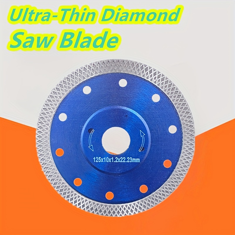 

125mm Ultra-thin Diamond Saw Blade,5inch Porcelain Tile Turbo Diamond Cutting Disc, Wheel Saw Blade,dry/wet Use,carbide Diamond Saw Blade,for Marble, Granite, Tile