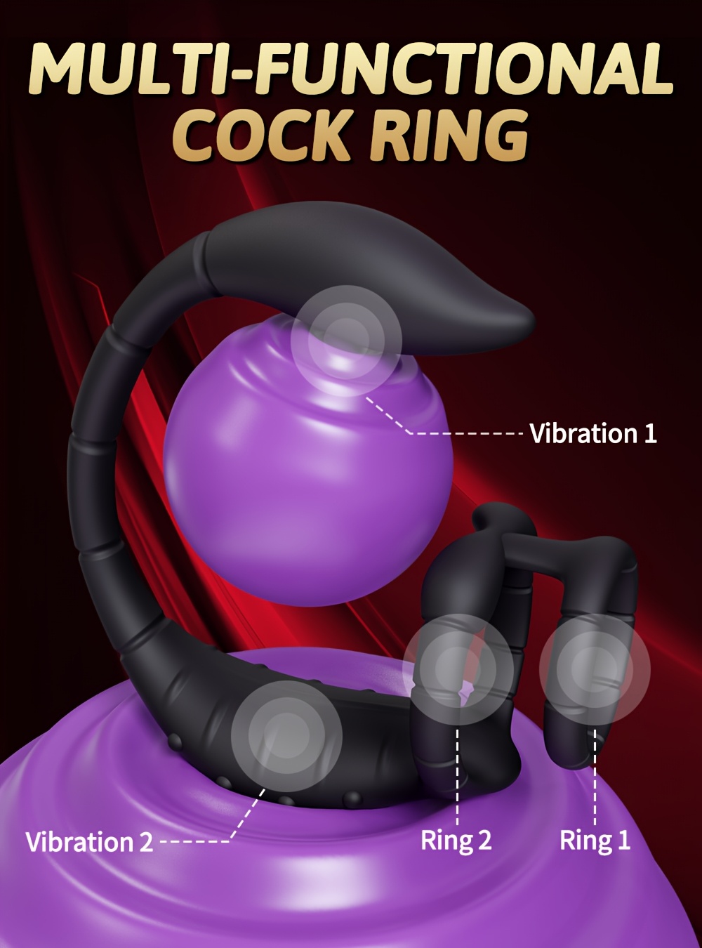 vibrating rooster ring toys men