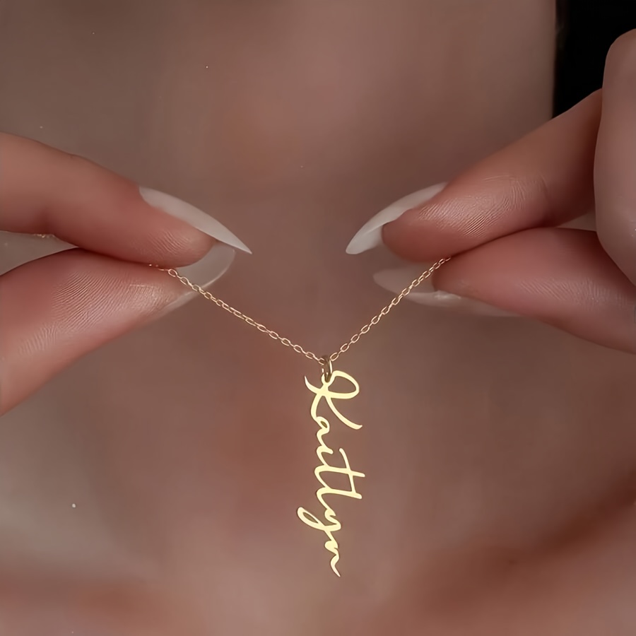 Personalized Golden & Silver Name Necklace — Everyday Wear