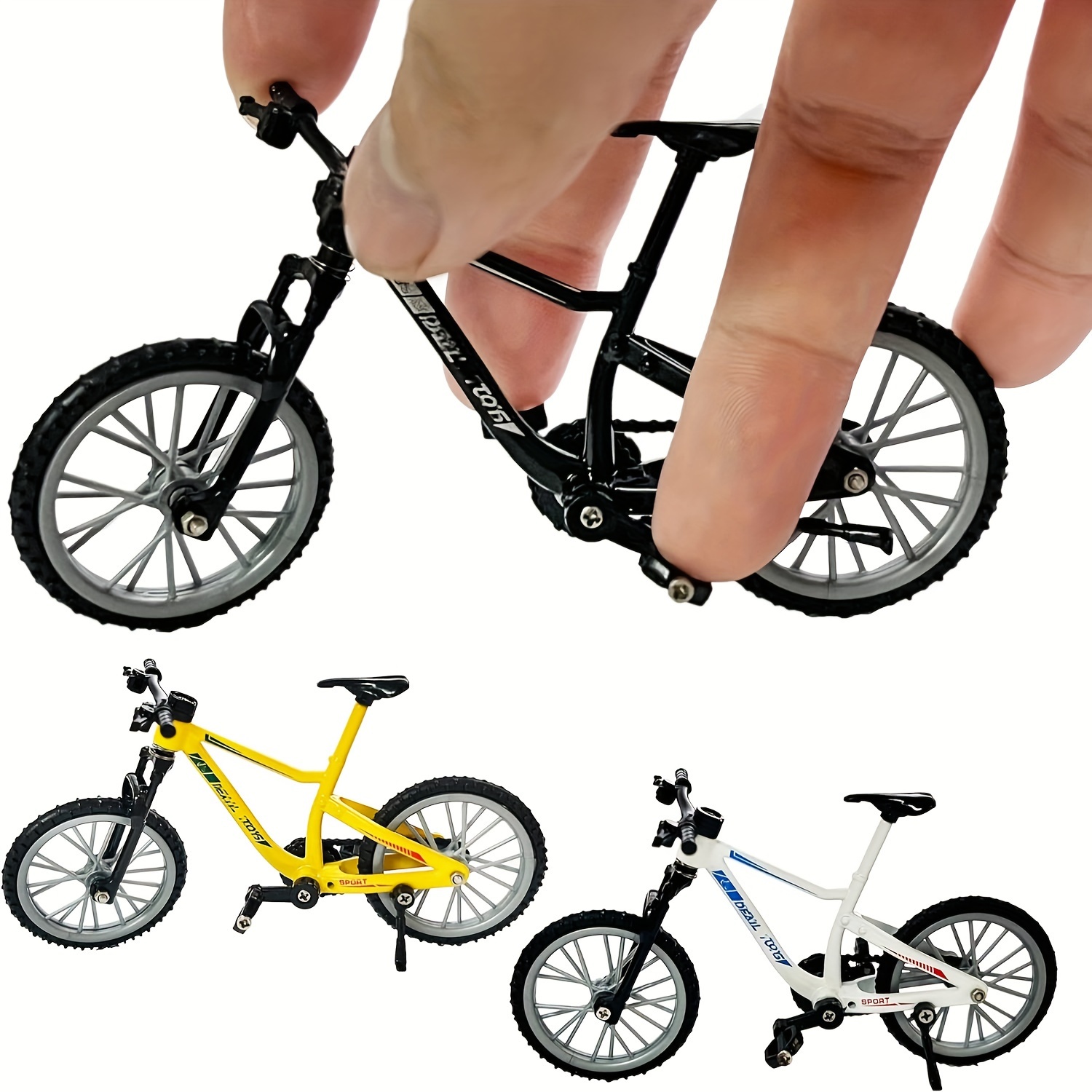 

Miniature Alloy Finger Bike: A Perfect Desk Ornament For Collectors, Suitable For Ages 14 And Up