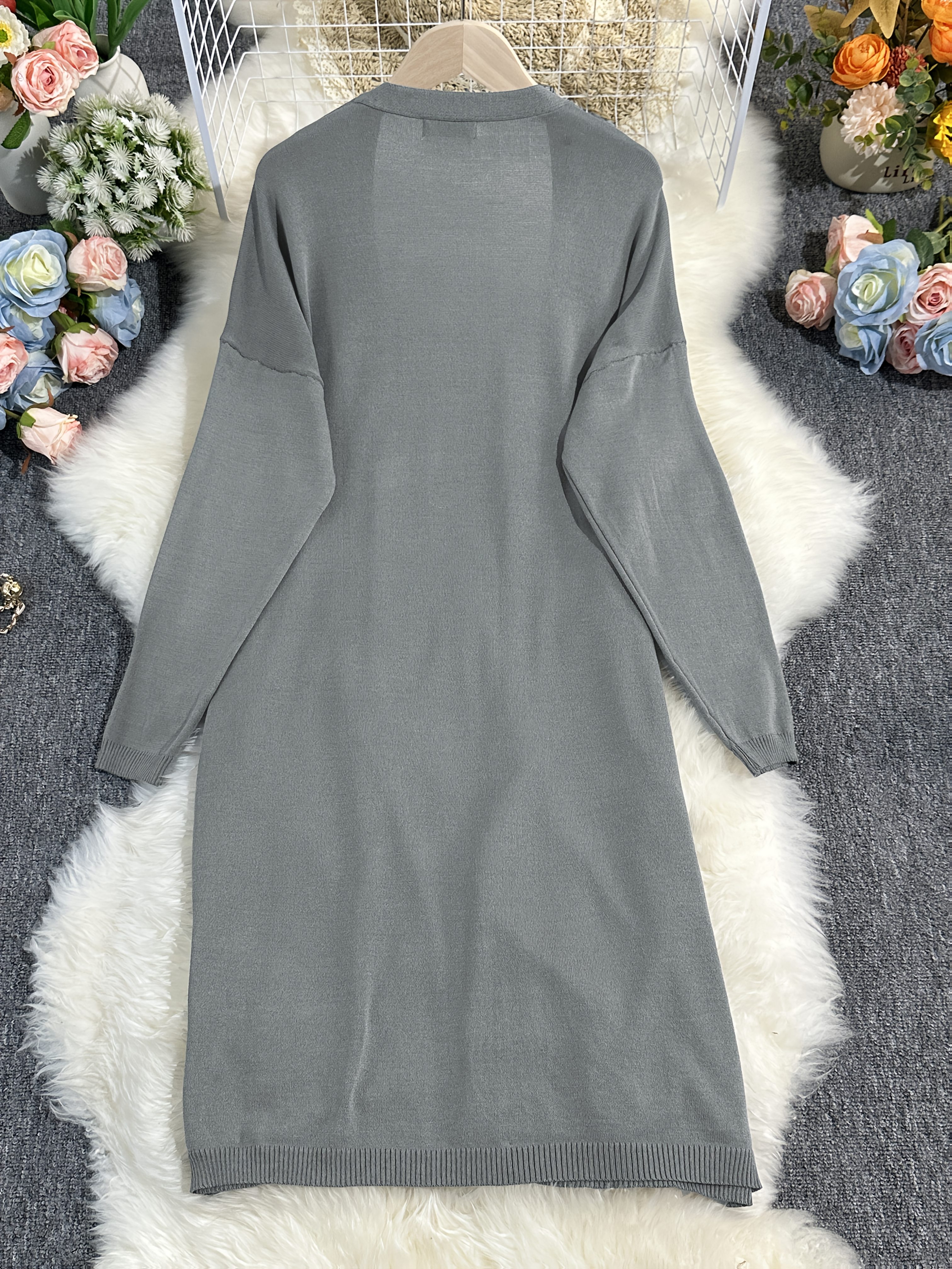 womens elegant long sleeve cardigan lightweight open front - Temu United  Kingdom