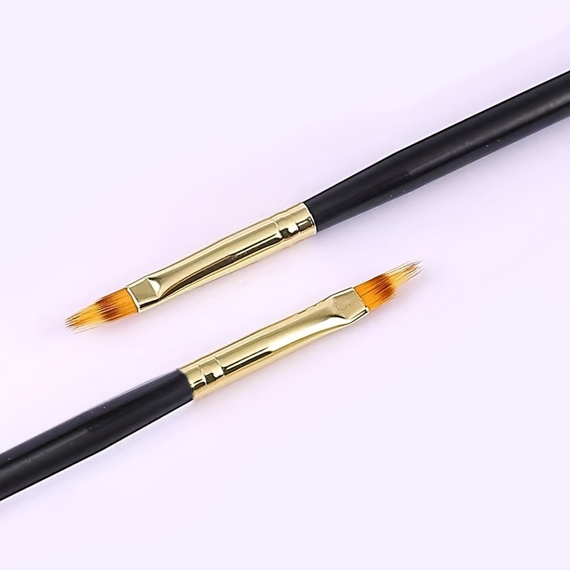 1pc/2pcs Ombre Effect Nail Art Brush, Gel Polish Design Painting Pen, Suitable For Nail