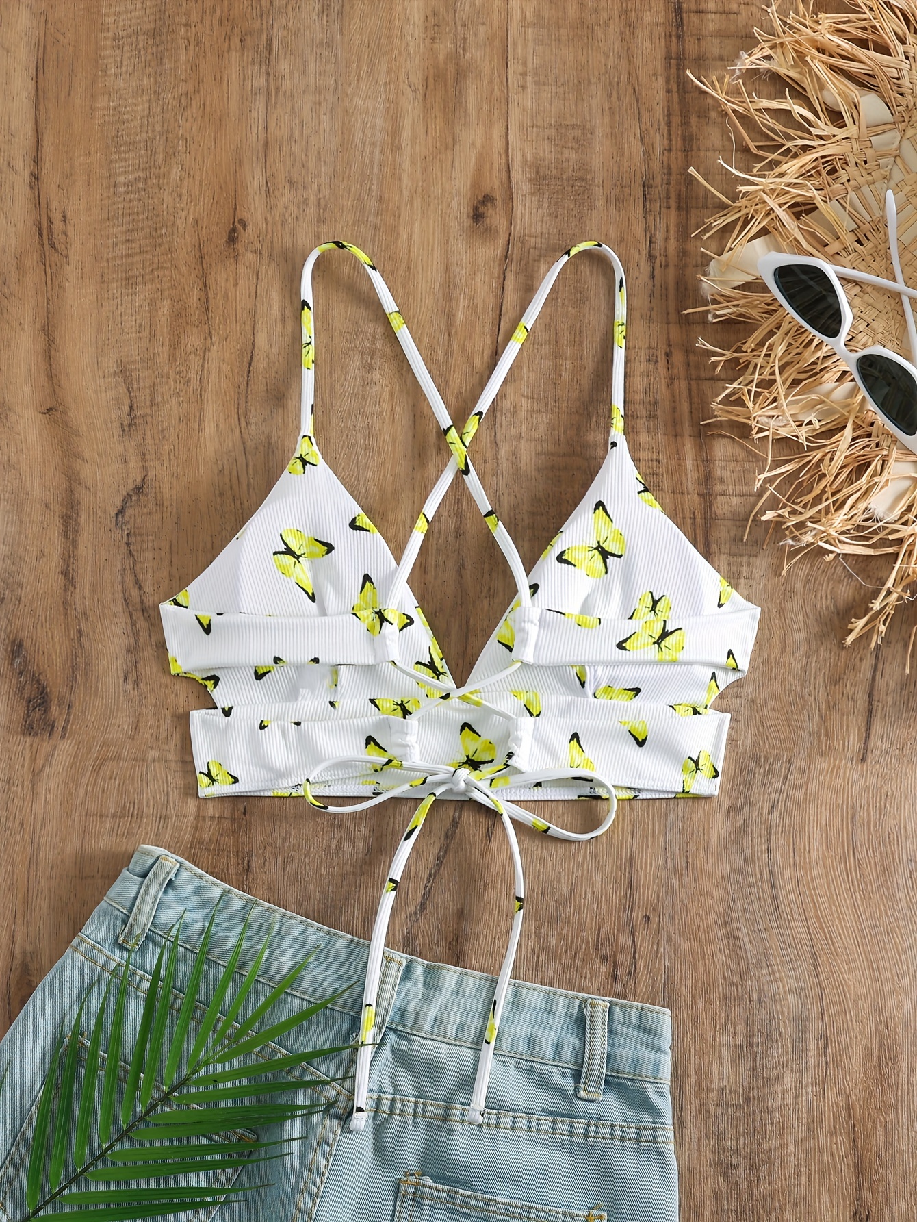 tie back swimsuit top