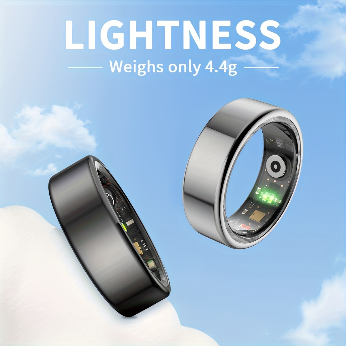 smart fitness   ring multi sport modes step counter calorie   details 0