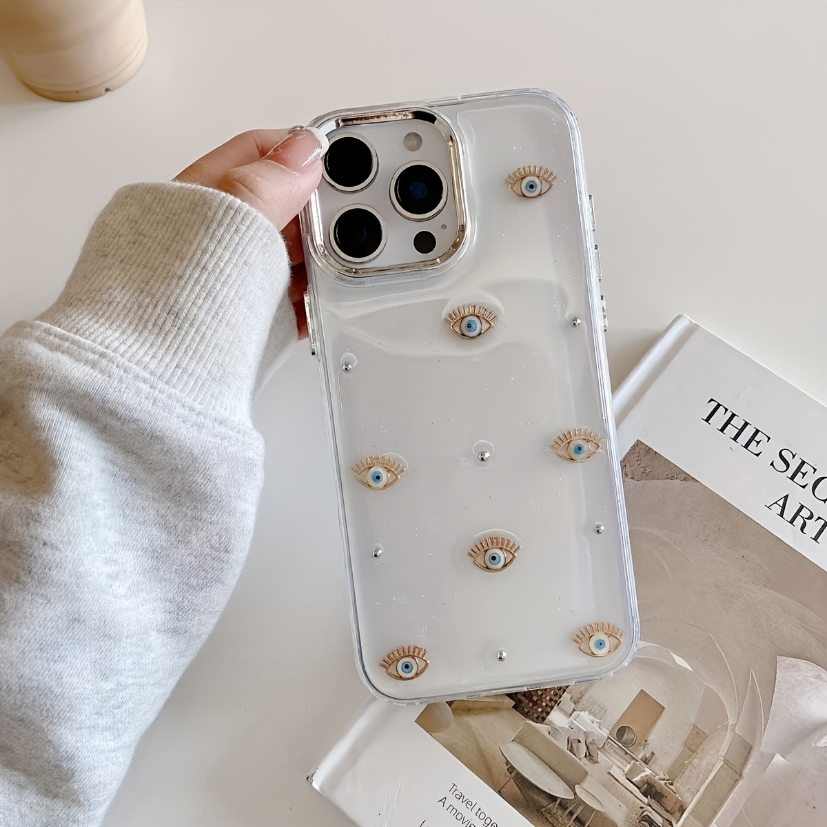 TEMU Nouvelle Coque de Protection Mince et Élégante 3D pour iPhone 17 Pro Max, 17 Pro, 17 Air, 17, 16 Pro Max, 15, 14, 13, 12, 11