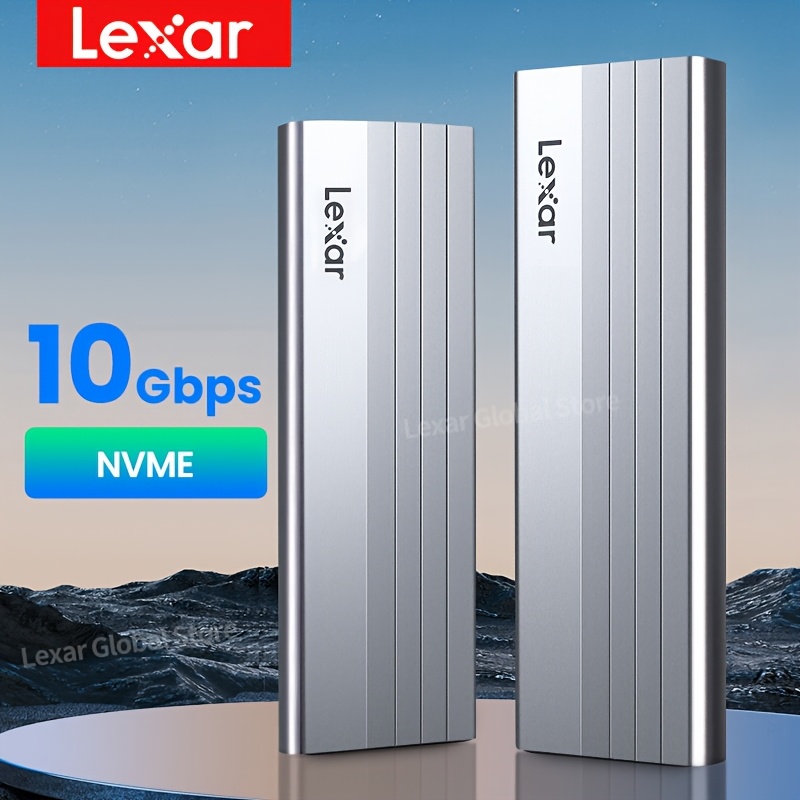   e300m 2 hard drive enclosure nvme type c all aluminium solid state mobile hard drive case usb 3 2 gen 2 10  ssd nvme case