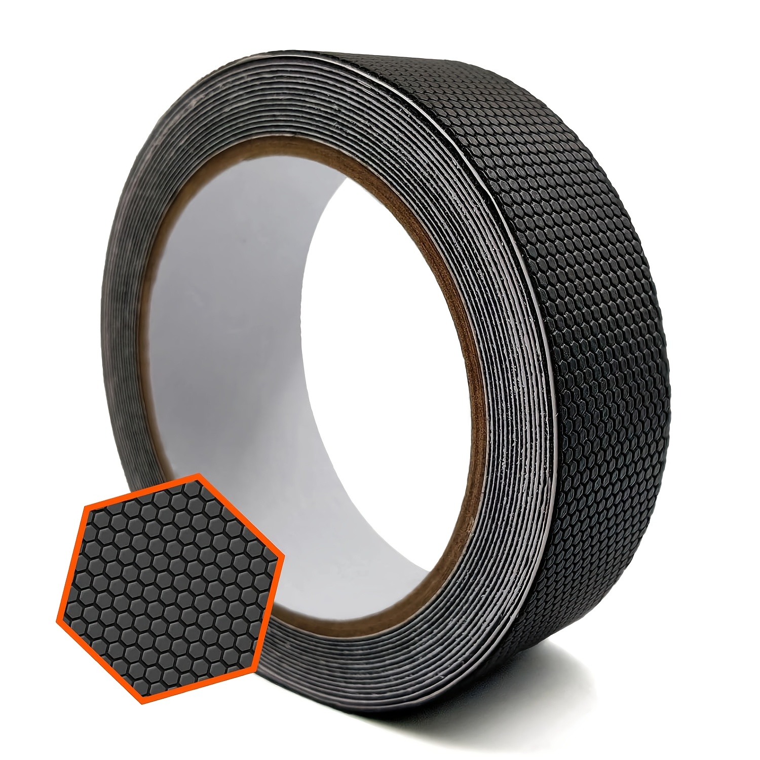 Image of 16.4 Feet Rubber Grip Tape With Super Strong Adhesive Anti-slip Pad, Non-slip And Durable Home Grip Tape, Very Suitable For Handles, Stairs, Tools/smooth Surfaces, Enhancing Safety