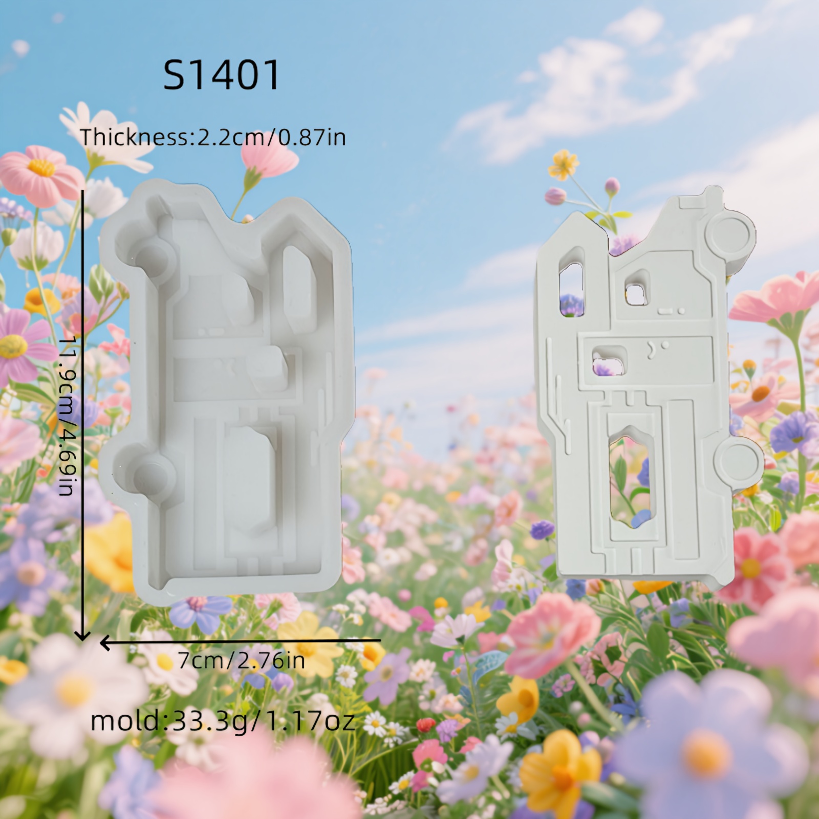 E-shop Silikonharzform für Dekorationen, dreidimensionale Silikonformen für Kerzen, Gipsdekorationen und für Epoxidharzformen S1401/33.3