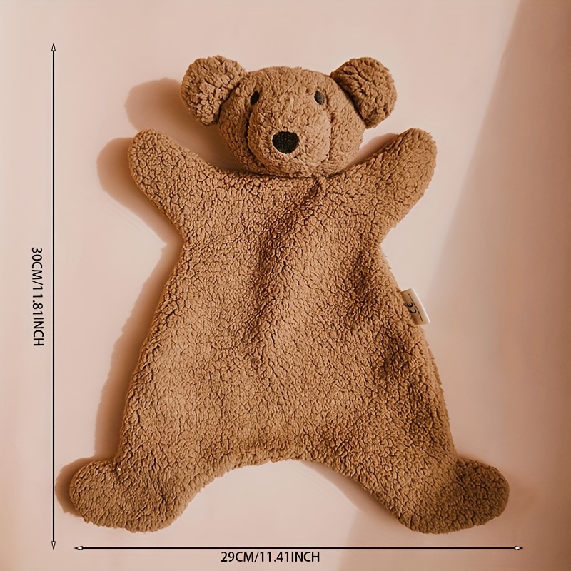 Couverture Doudou Bébé Ultra-douce – 26x26 Cm, 100% Coton, étiquettes Sensorielles – De 0 à 2 Ans – Cadeau Naissance