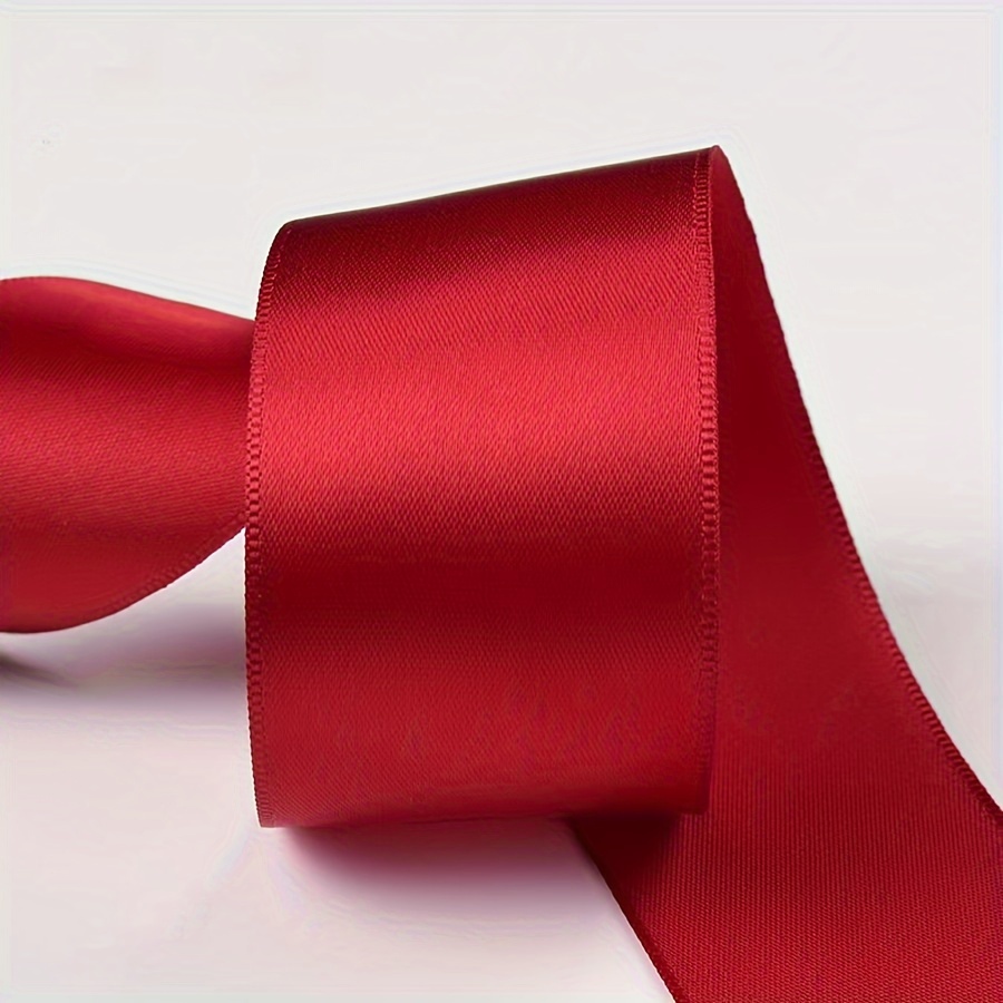 TEMU Mehrfarbiges Satinband, 5 cm breites einfarbiges Band, geeignet für Geschenkverpackung, Schlebenherstellung, Hochzeits-