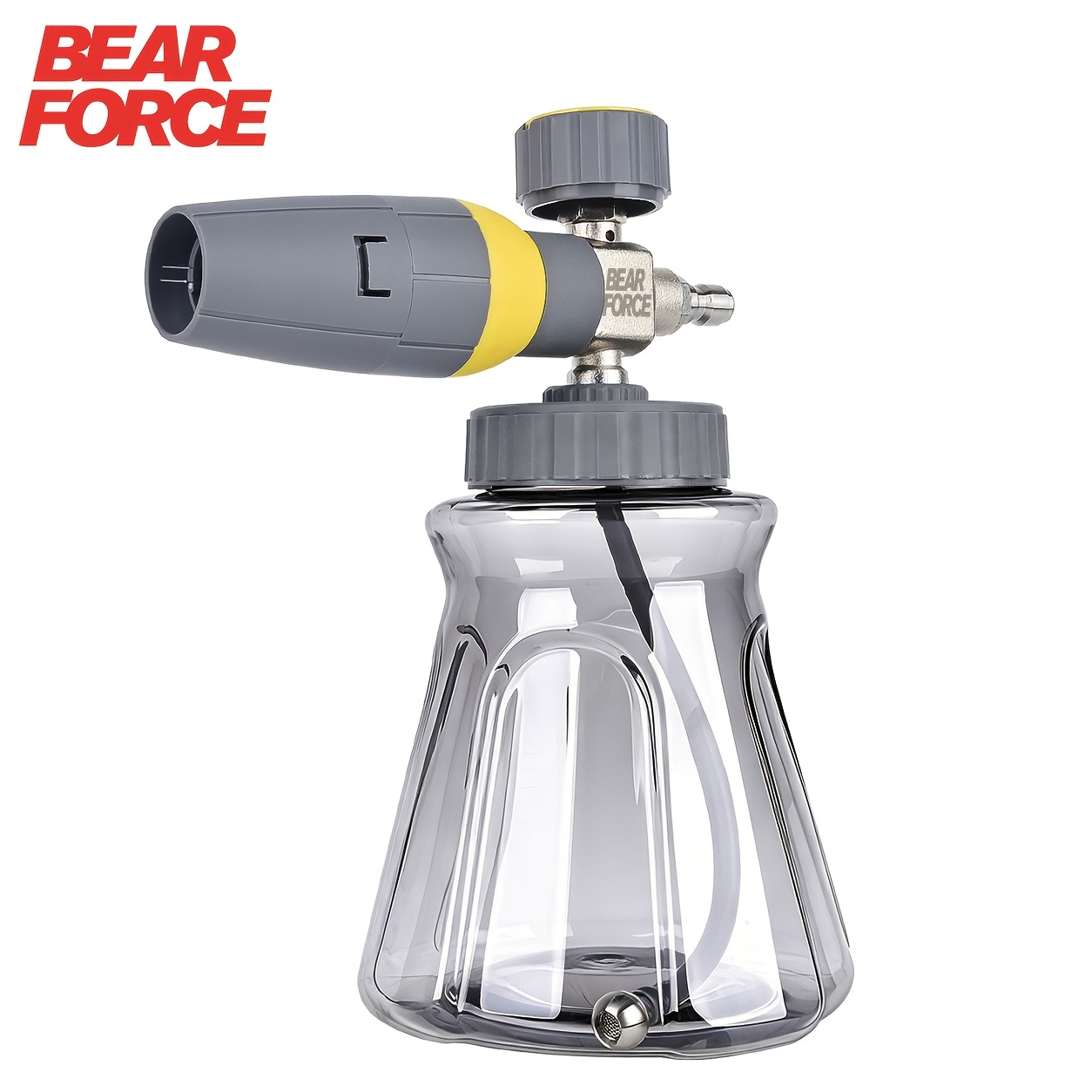 BEAR Penasta Topovska Generator Penaste Pene, Močan Snežno Penasti Riš za Razprševanje Mila z 1/4" Hitrim Priključkom za Visokotlačni Čistilnik,