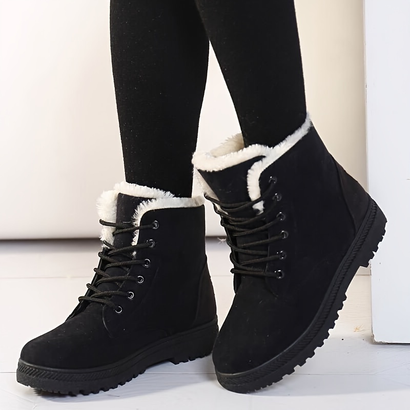 Image of Women's Ankle Boots, Winter Warm Boots, Warm Shoes, Fashionable, Comfortable, Lightweight, And Versatile Boots For Women, Women Shoes