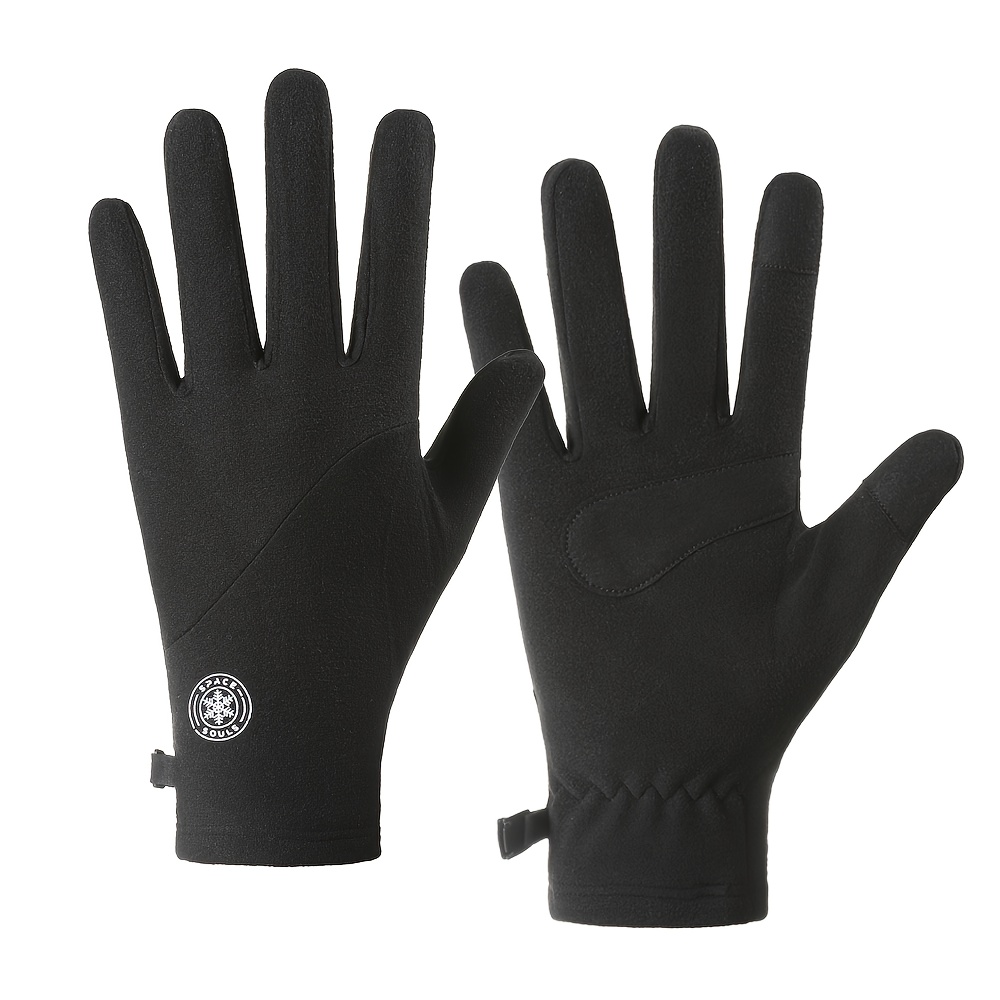 Image of Autumn/winter Warm Running Gloves For Men And Women, Outdoor -lined Cold-proof Touchscreen Gloves For Outdoor Sports, Cycling, And Skiing, Thin Micro-stretch Gloves With Lining