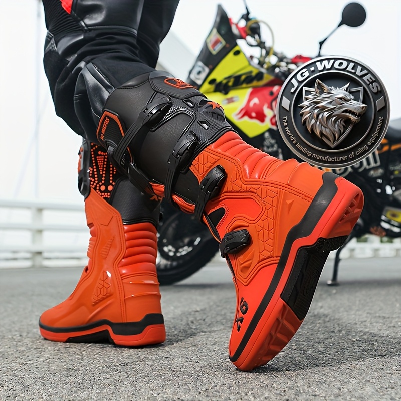 jg wolves x6 mens road boots professional motorcycle boots - Temu Oman