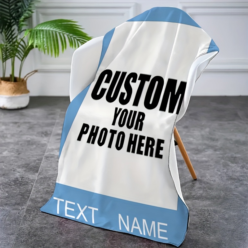 Customized Photo Extra Large Beach Towel, Gift