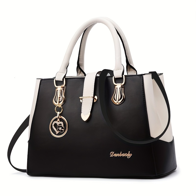 

1pc Large Capacity Briefcase, Fashion Shoulder Bag, Business Crossbody Bag