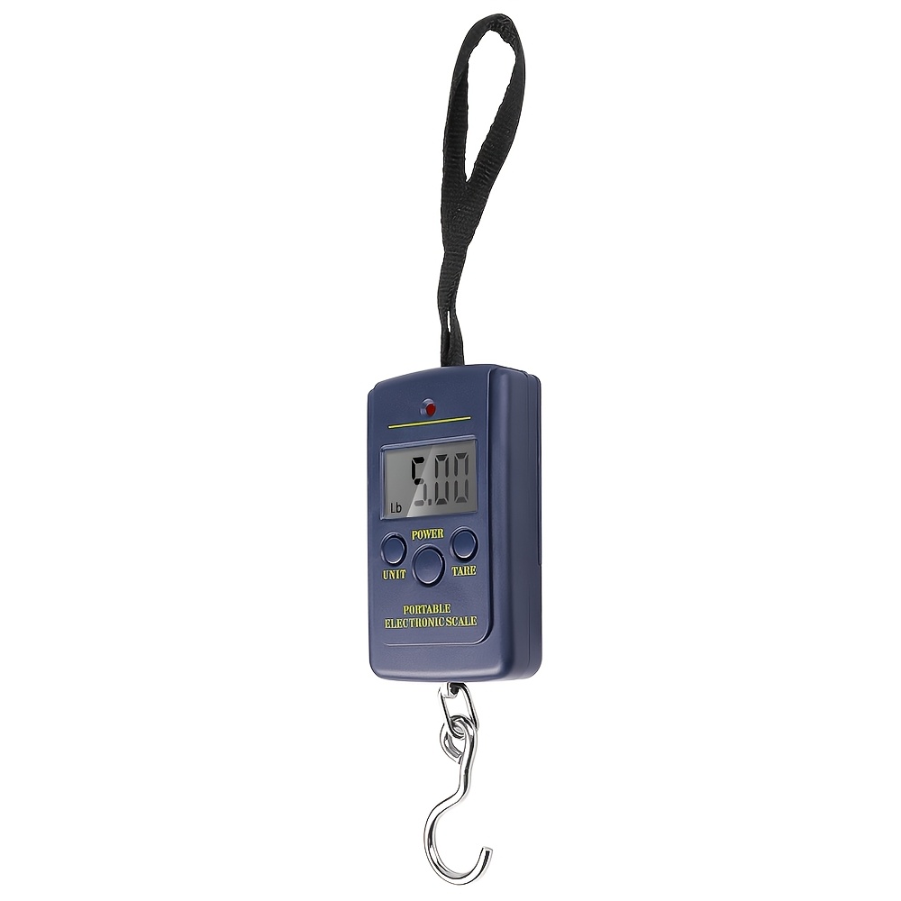 TEMU 1pc Digital Travel Scale Suitable For Luggage Weight, Fishing Weighing, Household, Commercial, Portable