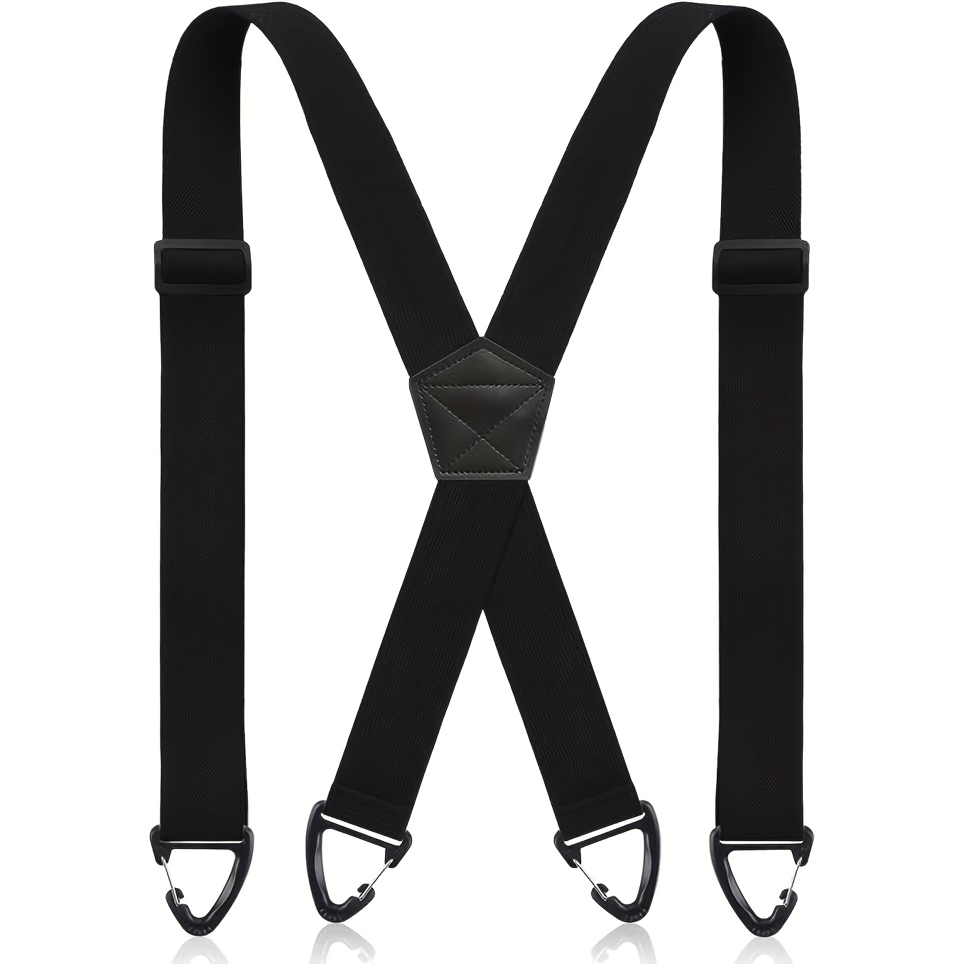 TEMU 【1個】高耐久 隠しサスペンダー ベルト - 1.5インチ 深めの下着ストラップ、調節可能なバックル留め、滑り止めグリップ、洗濯機洗い可能 - 男女兼用、スポーツ、仕事、普段使い - 丈夫な構造、作業着アクセサリー、洗練されたデザイン、高弾性生地