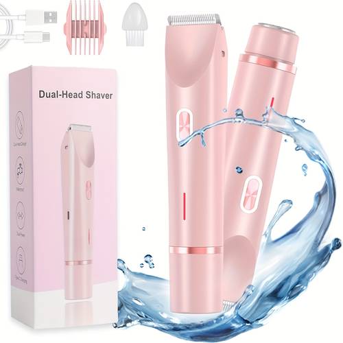 women 3 in 1 electric shaver trimmer razor suitable for face bikini body wet dry epilation facial hair removal body trimmer for sensitive areas