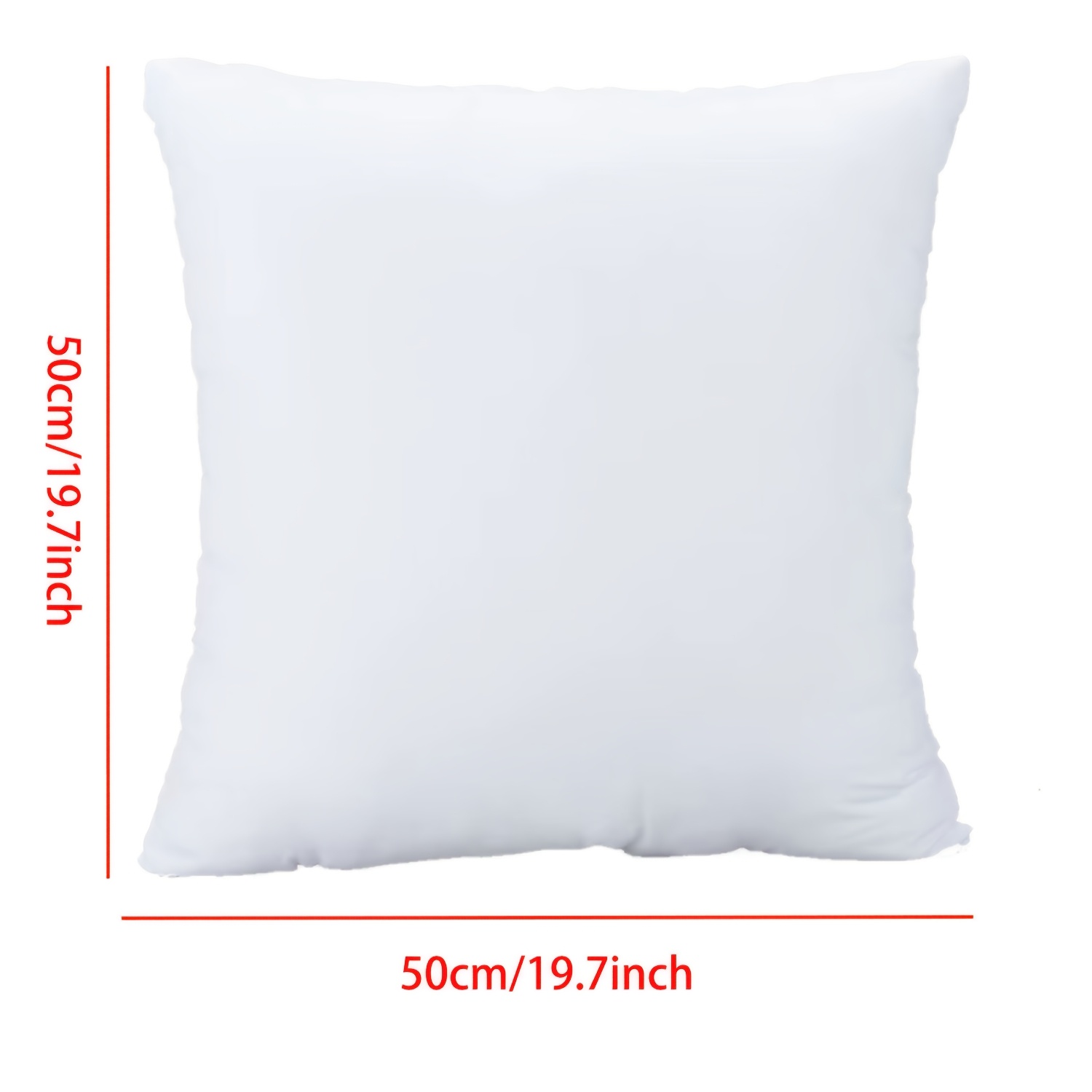TEMU 4pcs Of Brushed Fabric Pillow Inserts, Elastic Polyester Fiber Multifunctional Cushions, Decorative Items For Bedroom, Living Room, Sofa, Bed,