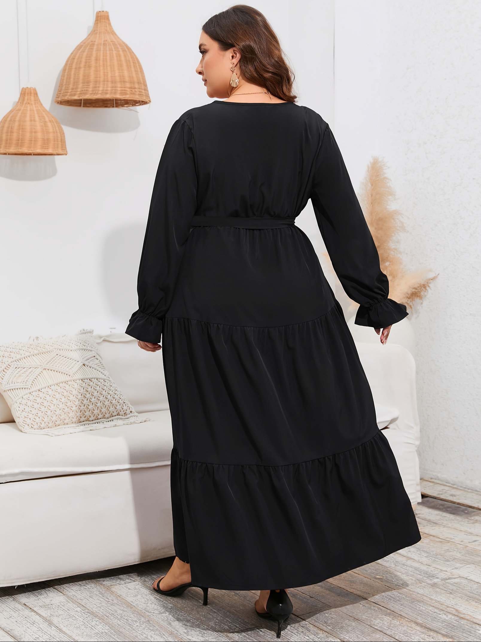 maxi dresses with empire waist Enchanted Rose Lace Maxi Dress