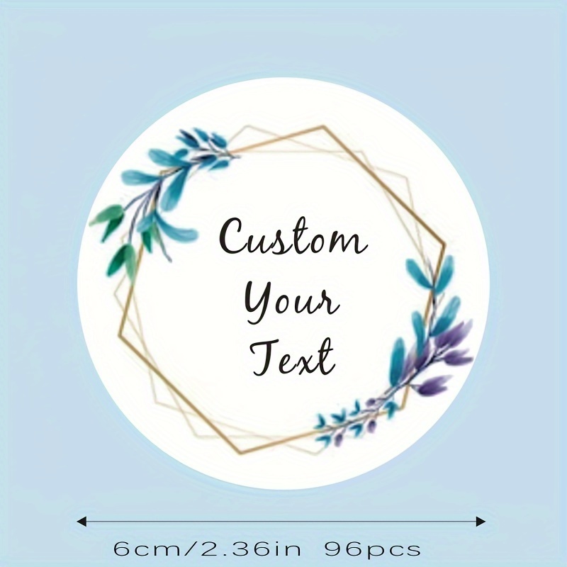 TEMU Customized Party Wedding Stickers Customized Wedding Tags Personalized Baptism Birthday Sealing Stickers Personalized Party Decoration Supplies