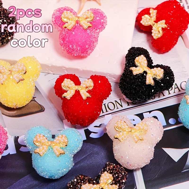 TEMU Colorful Decorative Beads Shaped Like Shiny Heads, Perfect For Projects And Jewelry Making. This Pack Includes 2 Pieces, Ideal For Holiday Gifts