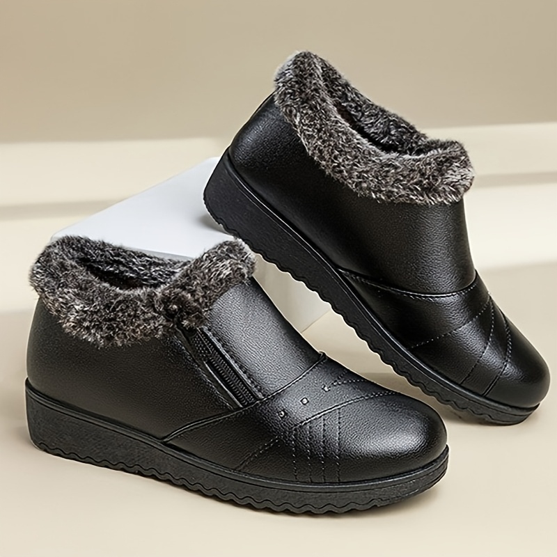 

Botte Chaudes d'Hiver pour Femmes, Bottes de Neige Doublées en , Chaussures Chaudes à Envelopper la Cheville, Le Meilleur Cadeau pour Maman en Hiver Froid