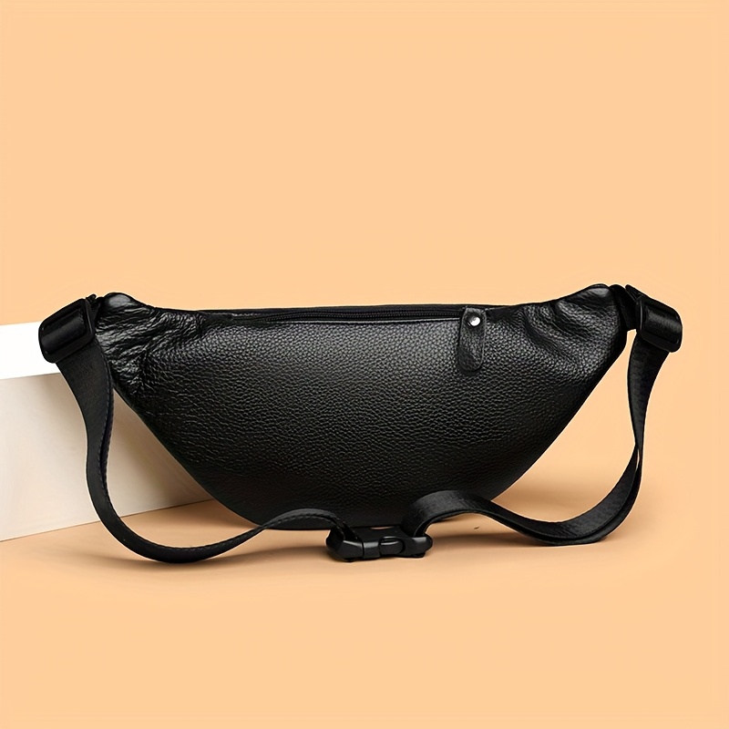 Soft PU Waist Pack Chest Bag Men