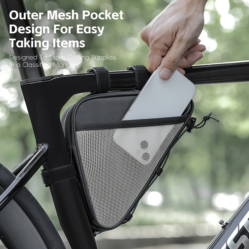fahrrad dreieckstasche mesh tasche - Temu Austria