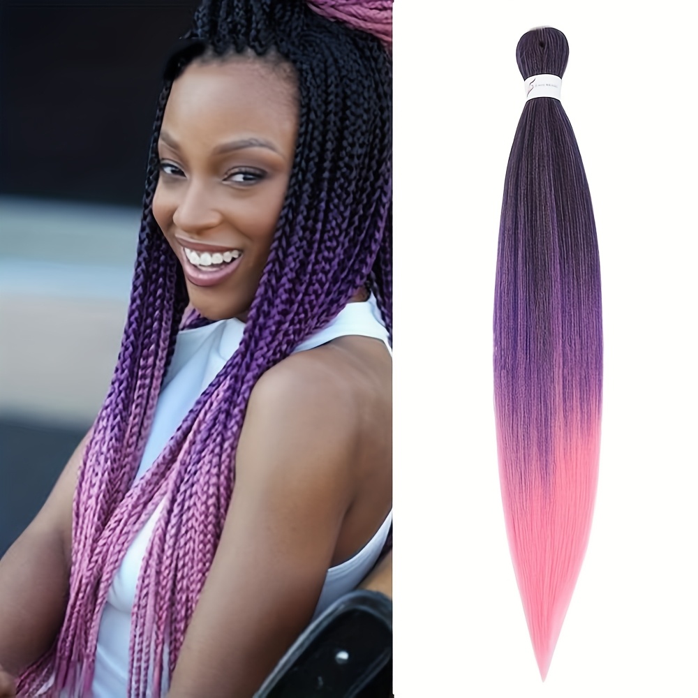 pack 26 texture braiding hair extensions pre Temu Finland