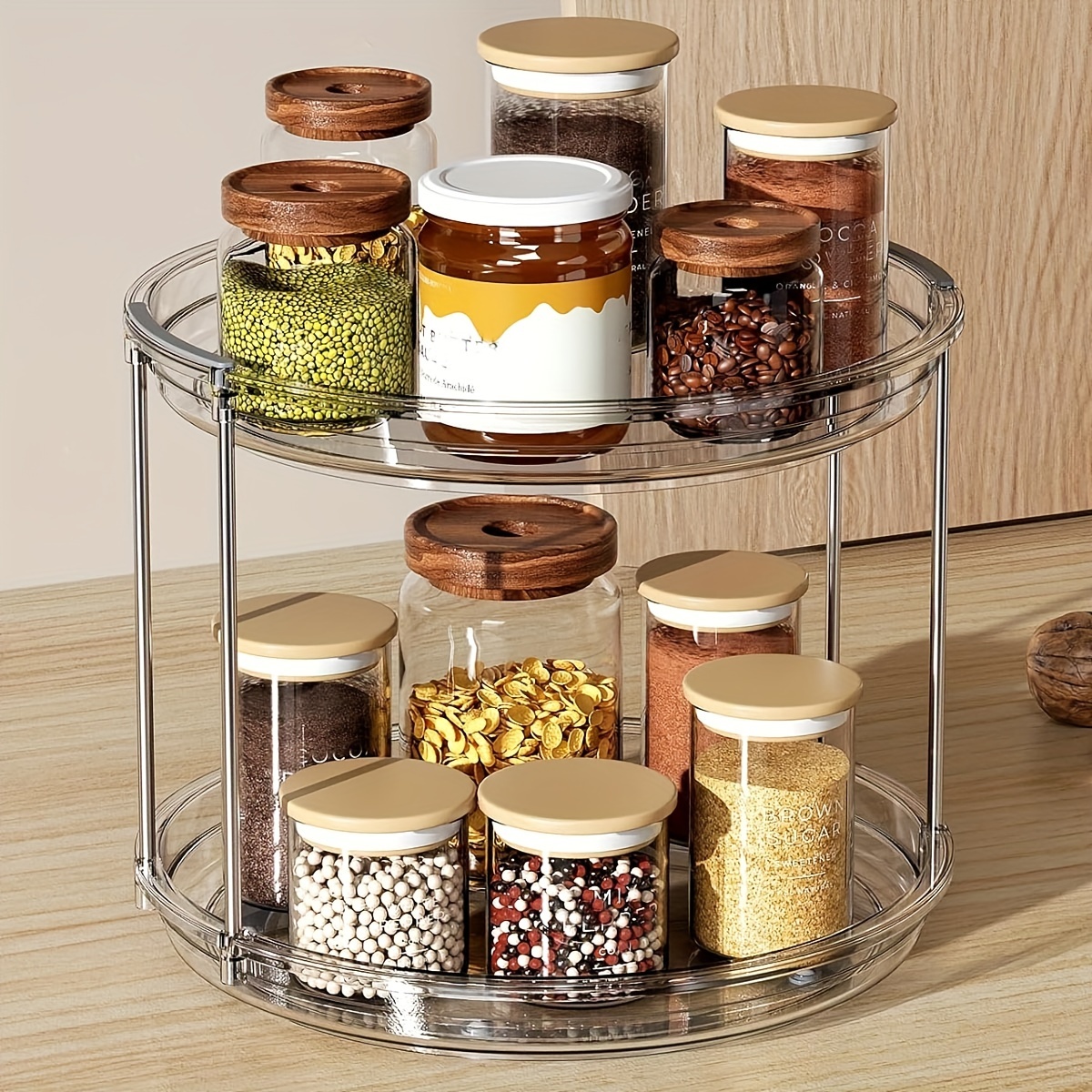 Lazy susan spice rack discount