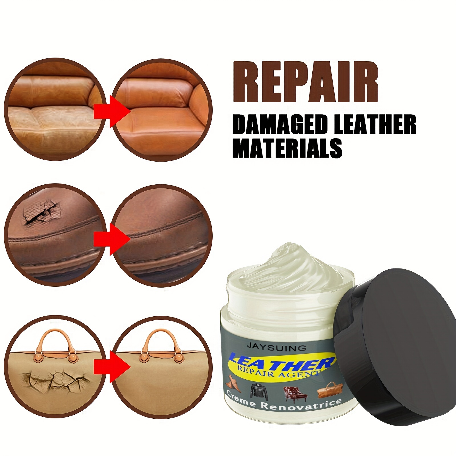 1pc color repair paste leather repair paste for leather shoes bag sofa non fading repair paste