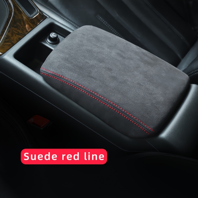 For A3 8v 2014 2015 2016 2017 2018 2019 2020 For S3 Interior Modification Armrest Box Cover, Central Armrest Protection Pu Leather Pad