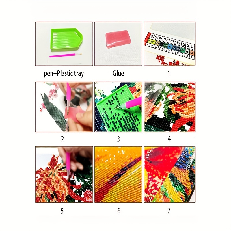 5d Diamond Art Painting Kits Landscape Flame Mushroom Cloud Diy