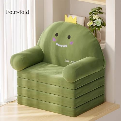 1pc lazy sofa bed back chair foldable back bed chair living room bedroom balcony single reclining and sleeping