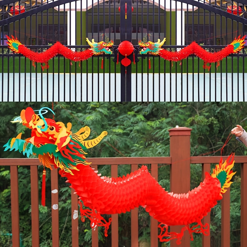 

Lanterne dragon chinoise de An, décoration en plastique , mascotte chanceuse pour de printemps, ornement traditionnelle