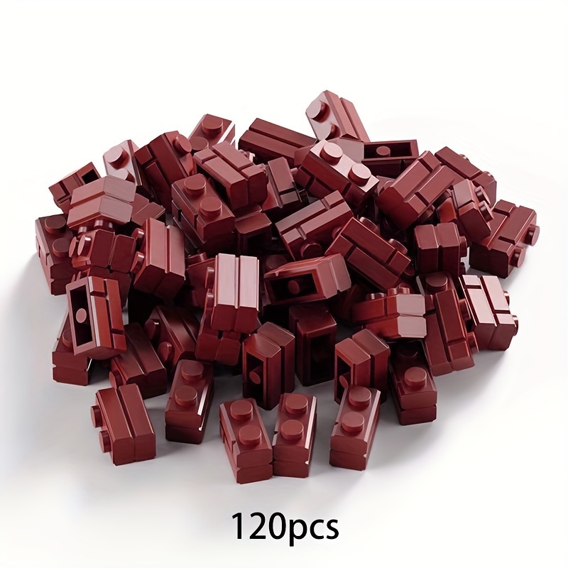 KIDNOAM Mixed ABS Building Blocks 1x2 Studless Interlocking Bricks Bulk Set