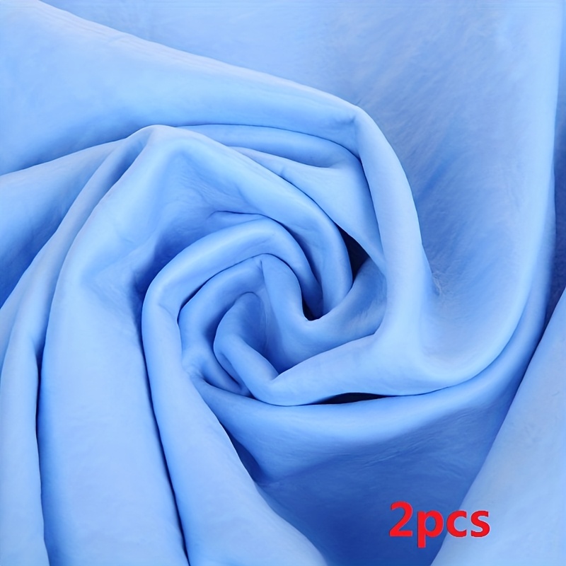 TEMU 2pcs Pet Absorbent Towels, 43x32cm Plain Weave Bathing Cleaning Towels, Absorbent And