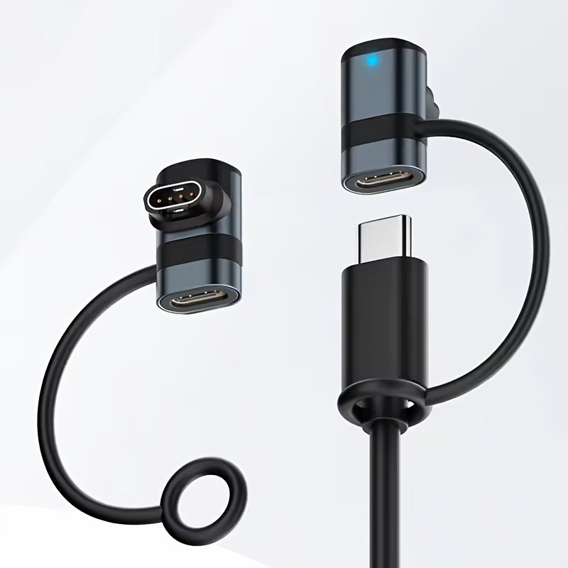 TEMU Adapter Usb Type C Charging Cable Data Cord Fenix E 8 7 7s 7x 6s 6, Forerunner 970 955 965 570 255 245 158 165 4 3 X1 Instinct 3 Corssover 8