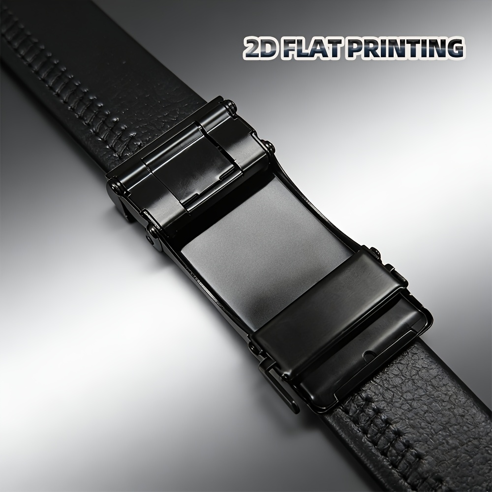 Men's Winter Snowflake Belt with Adjustable Buckle