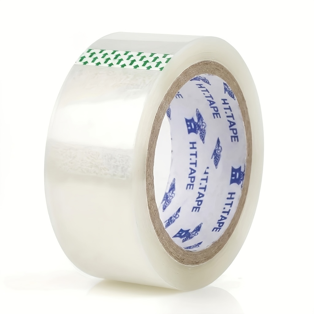Packaged Clear Tape Easy Packing Tape, Office, Home, School Shipping, 1 Roll 42 Yards