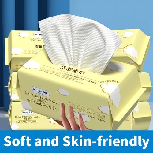 30 40pcs cloths and towelettes disposable face towels daily cleaning breathable cleaning face enlarged and thickened flexible and durable clean and hygienic makeup remover dry wipes soft and travel portable