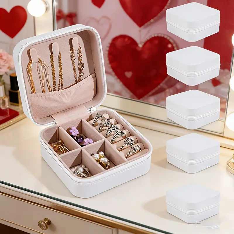 6er set mini schmuck reiseetui kleine tragbare schmuck