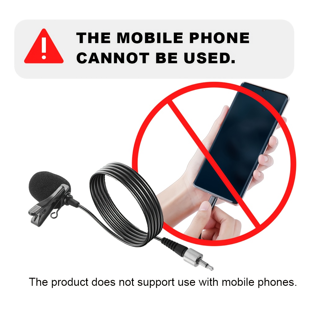 jack lavalier microphone foam cover – black Temu Spain